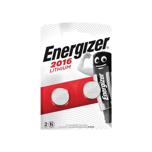 Energizer® CR2016 Coin Lithium Battery (Pack 2) Energizer® - RockBottom Northamptin
