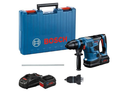 Bosch GBH 18V-34 CF Pro BITURBO SDS-Plus Rotary Hammer 18V 2 x 8.0Ah ProCORE18V Li-ion Bosch - RockBottom Northampton