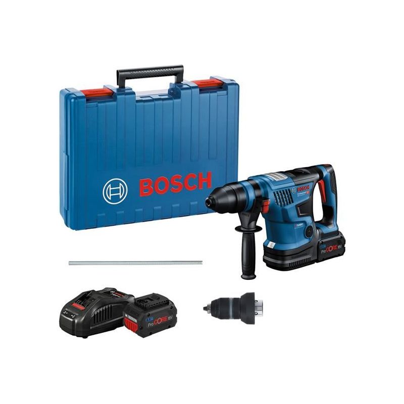 Bosch GBH 18V-34 CF Pro BITURBO SDS-Plus Rotary Hammer 18V 2 x 8.0Ah ProCORE18V Li-ion Bosch - RockBottom Northampton