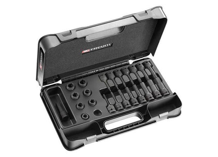 Facom 6-Point Stubby Impact Socket Set 1/2in SQDR, 23 Piece Facom - RockBottom Northampton