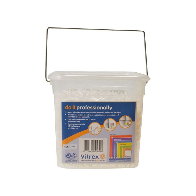 Vitrex Wall Tile Spacers 2.5mm (Pack 3000) Vitrex - RockBottom Northampton