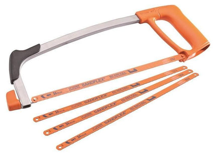 Bahco 317 Hacksaw 300mm (12in) with 3 Extra Blades Free Bahco - RockBottom Northampton