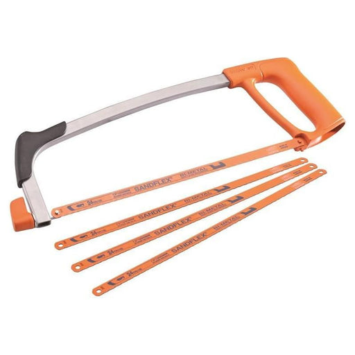 Bahco 317 Hacksaw 300mm (12in) with 3 Extra Blades Free Bahco - RockBottom Northampton