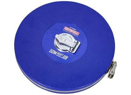 Faithfull Rounded Long Tape 50m/165ft (Width 13mm) Faithfull - RockBottom Northampton