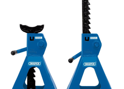 Draper Ratcheting Axle Stands, 2 Tonne (Pair) 30878 Draper - Town Tools 