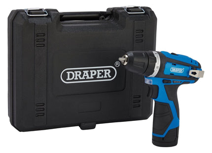 Draper 12V Drill Driver, 1 x 1.5Ah Battery, 1 x Fast Charger Draper - Town Tools