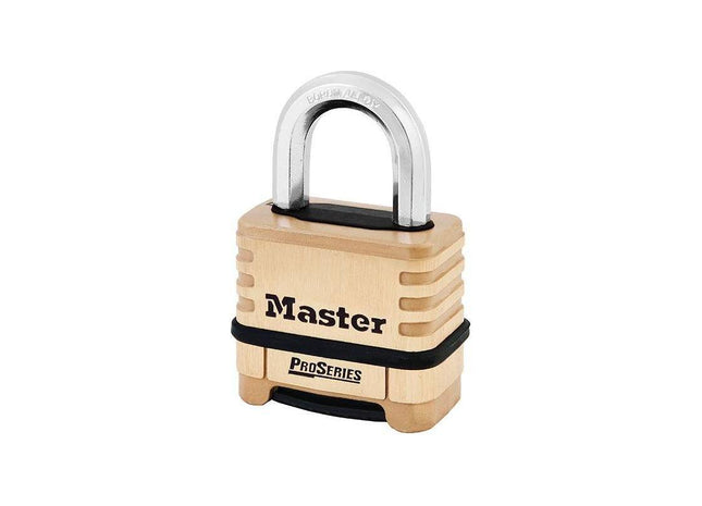 Master Lock ProSeries® Brass 4 Digit Padlock 57mm Master Lock - RockBottom Northampton