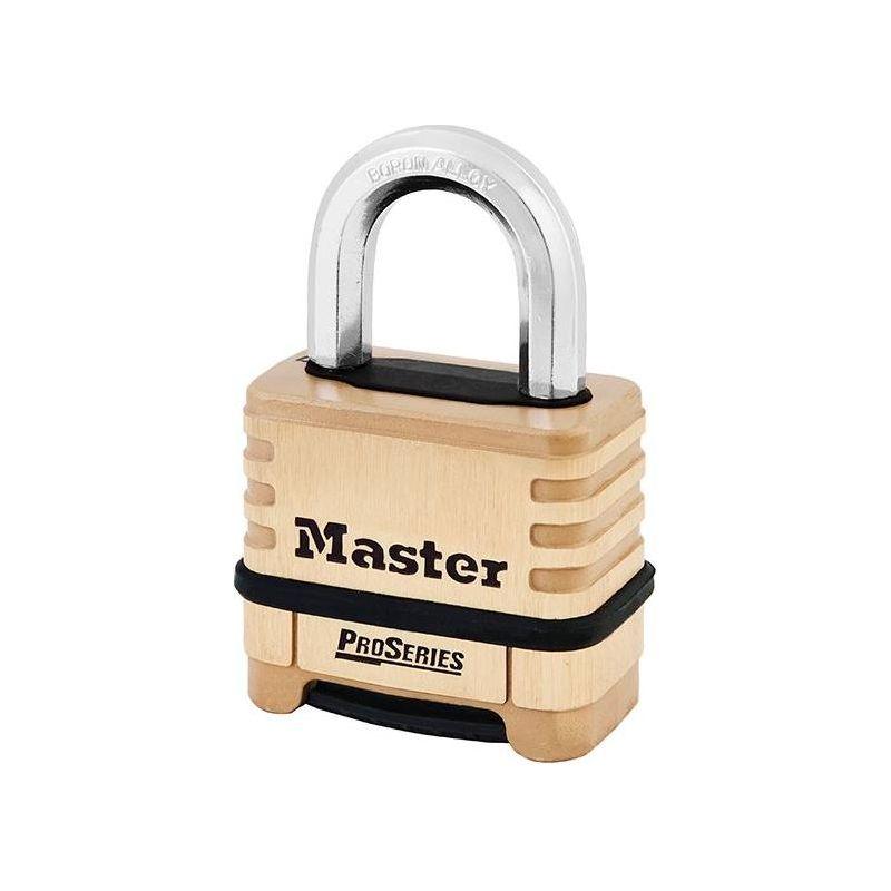 Master Lock ProSeries® Brass 4 Digit Padlock 57mm Master Lock - RockBottom Northampton