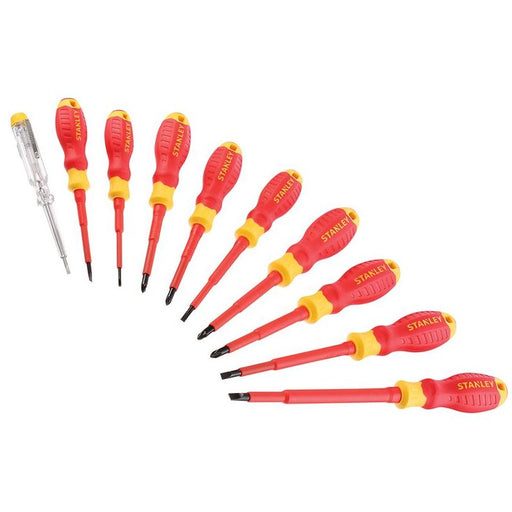 Stanley® Hand Tools FatMax® VDE Insulated Screwdriver Set, 10 Piece STANLEY® Hand Tools - RockBottom Nothampton