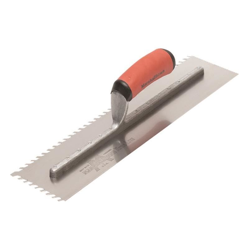 Marshalltown LayFlat 10mm Notch Trowel 16 x 4in Marshalltown - RockBottom Northampton