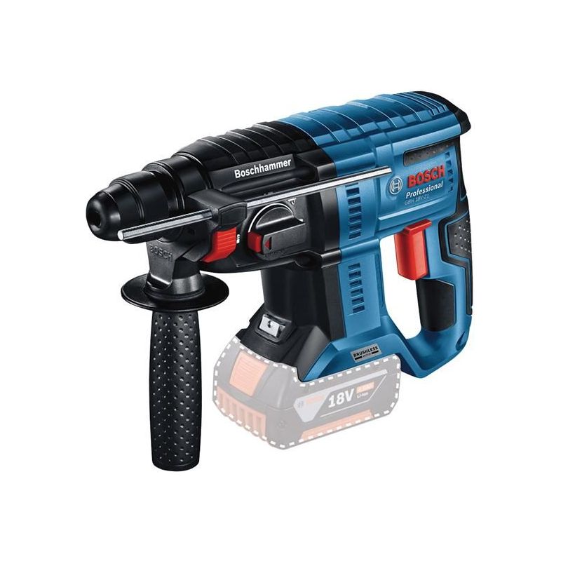 Bosch GBH 18V-21 SDS Plus Hammer Drill 18V Bare Unit + L-BOXX Bosch - RockBottom Northampton