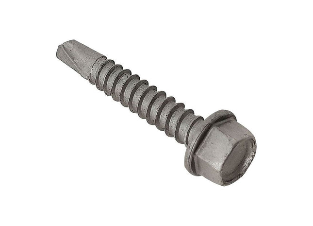 Forgefix TechFast Roofing Sheet to Steel Hex Screw No.3 Tip 5.5 x 100mm Box 100 ForgeFix - RockBottom Northampton