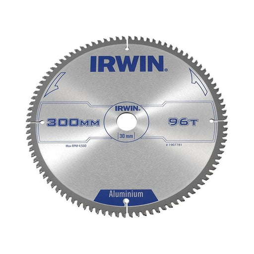 Irwin® Professional Aluminium Circular Saw Blade 300 x 30mm x 96T TCG IRWIN® - RockBottom Northampton
