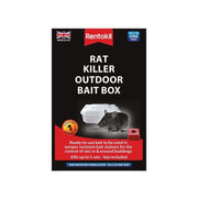 Rentokil Rat Killer Outdoor Bait Box Rentokil - RockBottom Nothampton