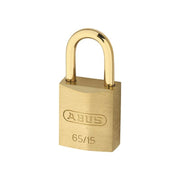 Abus Mechanical 65MB/15mm Solid Brass Padlock Carded ABUS Mechanical - RockBottom Northampton 