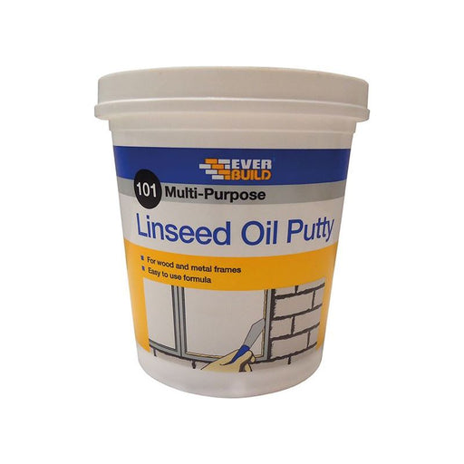 Everbuild Sika 101 Multi-Purpose Linseed Oil Putty Natural 2kg Everbuild Sika - RockBottom Northamptin