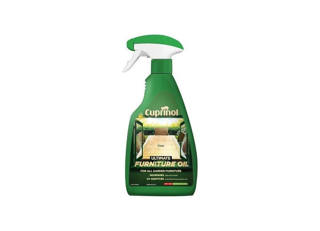 Cuprinol Ultimate Furniture Oil Clear Spray 500ml Cuprinol - RockBottom Northampton