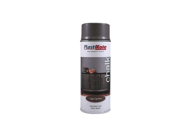 Plastikote Chalk Finish Spray Caffe Espresso 400ml PlastiKote - RockBottom Nothampton