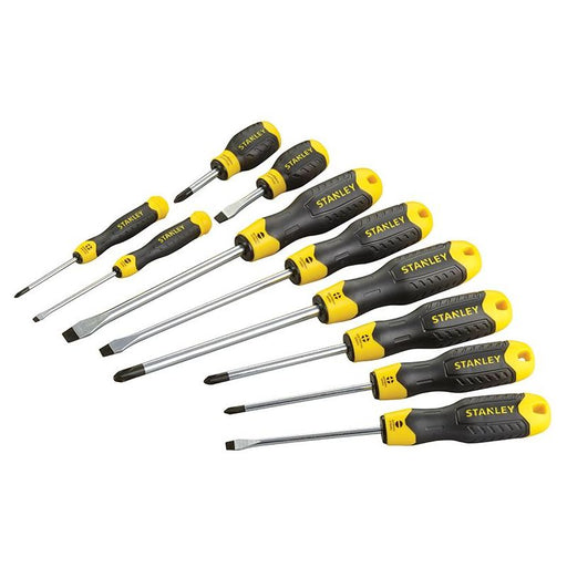Stanley® Hand Tools Cushion Grip Screwdriver Set, 10 Piece STANLEY® Hand Tools - RockBottom Nothampton
