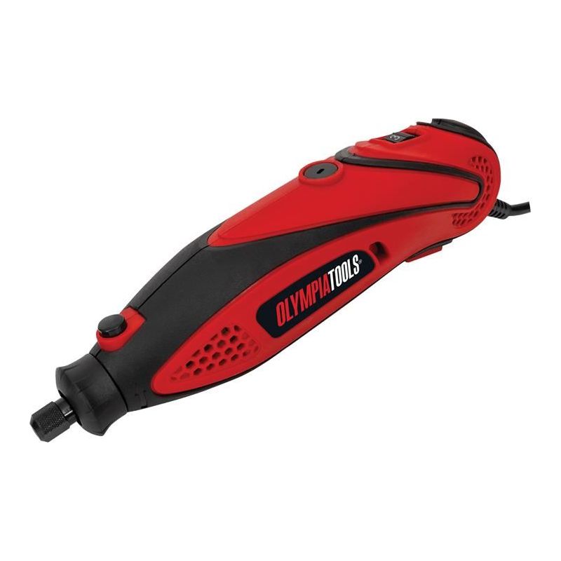 Olympia Power Tools Mini Rotary Multi-Tool with 40 Piece Accessory Set 135W 240V Olympia Power Tools - RockBottom Nothampton