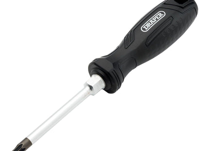 Draper Draper TX-STAR Tamperproof Hard Grip Screwdriver, T40H x 100mm Draper - Town Tools