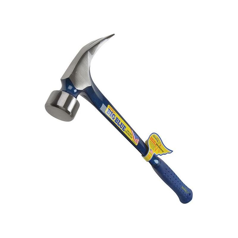 Estwing E3/25S Straight Claw Framing Hammer - Vinyl Grip 708g (25oz) Estwing - RockBottom Northamptin