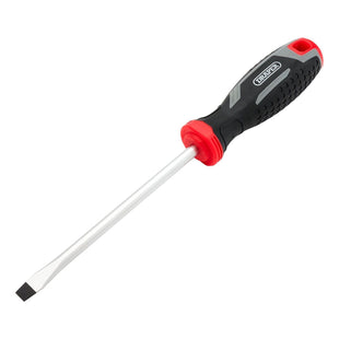Draper Slotted Soft Grip Screwdriver, SL8 x 150mm Draper - Town Tools