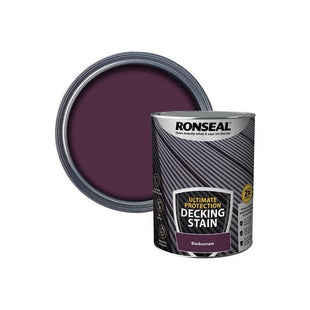 Ronseal Ultimate Protection Decking Stain Blackcurrant 5 litre Ronseal - RockBottom Nothampton