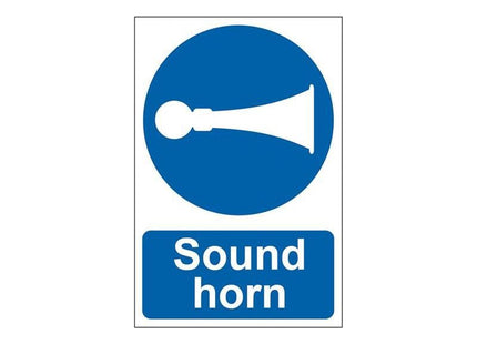 Scan Sound Horn - PVC Sign 200 x 300mm Scan - RockBottom Nothampton