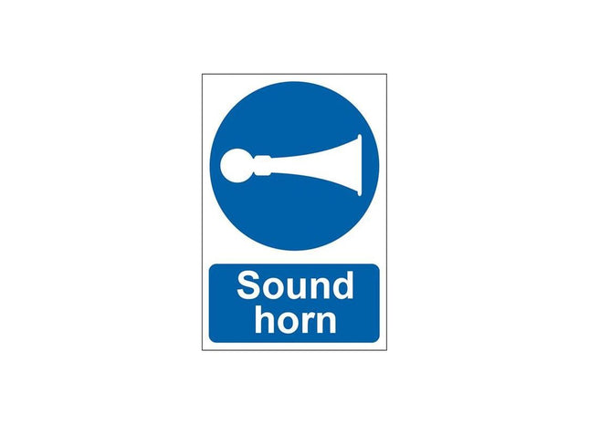 Scan Sound Horn - PVC Sign 200 x 300mm Scan - RockBottom Nothampton