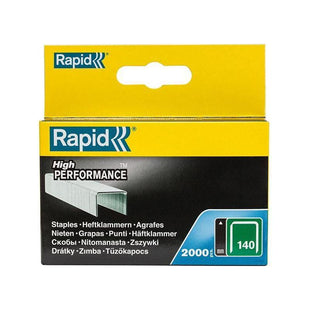 Rapid 140/6 6mm Galvanised Staples (Box 2000) Rapid - RockBottom Nothampton