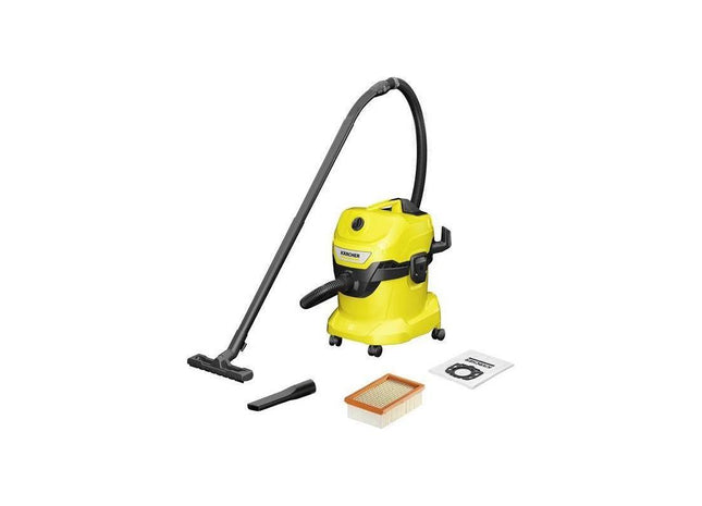 Karcher WD 4 Wet & Dry Vacuum 1000W 240V Karcher - RockBottom Northampton
