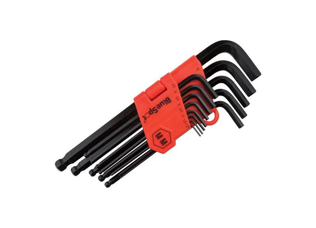 Bluespot Tools Long Arm Ball End Hexagon Key Set, 13 Piece BlueSpot Tools - RockBottom Northampton