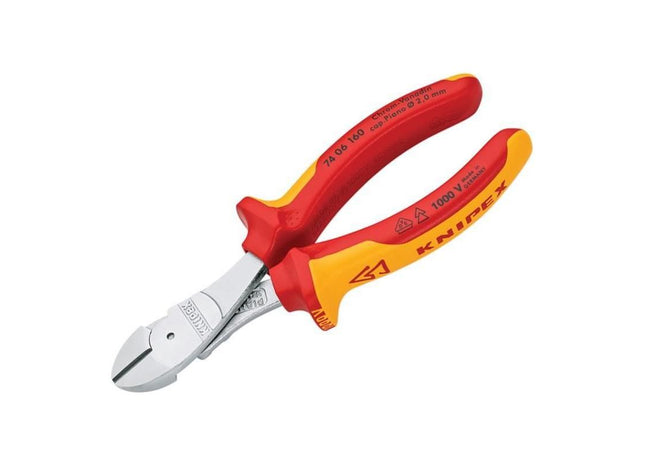 Knipex VDE High Leverage Diagonal Cutter 160mm Knipex - RockBottom Northampton