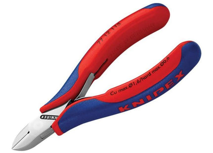 Knipex Electronics Diagonal Cut Pliers - Round Bevelled 115mm Knipex - RockBottom Northampton
