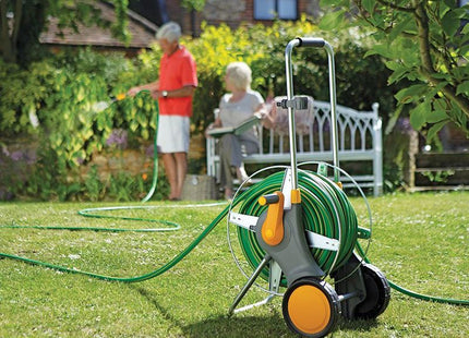 Hozelock 2460 90m Assembled Metal Hose Cart ONLY Hozelock - RockBottom Northampton