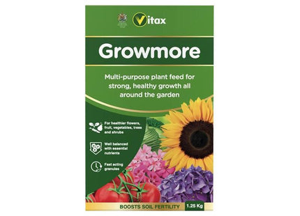 Vitax Growmore Granules 1.25kg Vitax - RockBottom Northampton