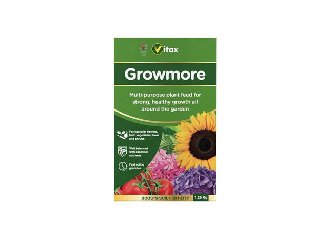 Vitax Growmore Granules 1.25kg Vitax - RockBottom Northampton