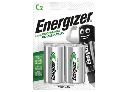 Energizer® Recharge Power Plus C Cell Batteries RC2500 mAh (Pack 2) Energizer® - RockBottom Northamptin