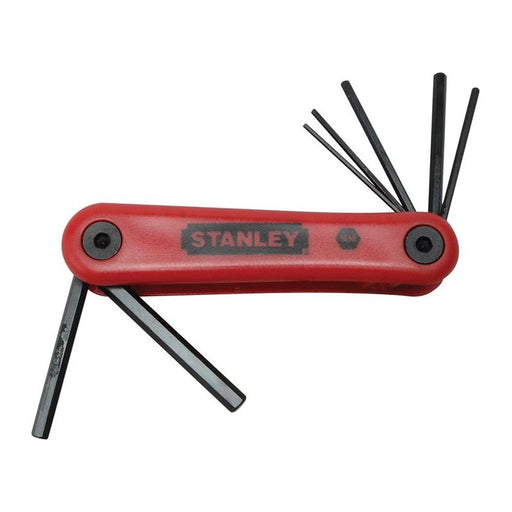 Stanley® Hand Tools Metric Folding Hexagon Key Set,7 Piece STANLEY® Hand Tools - RockBottom Nothampton