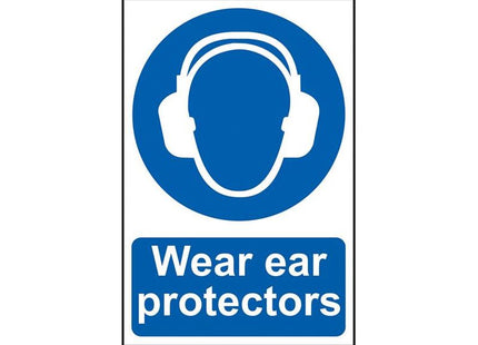 Scan Wear Ear Protectors - PVC Sign 200 x 300mm Scan - RockBottom Nothampton
