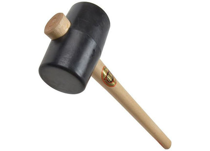 Thor 954 Black Rubber Mallet 74mm 800g Thor - RockBottom Northampton