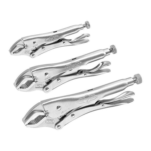 Irwin® Vise-Grip® Curved Jaw Locking Pliers Set of 3 (5CR/7CR/10CR) IRWIN® Vise-Grip® - RockBottom Northampton