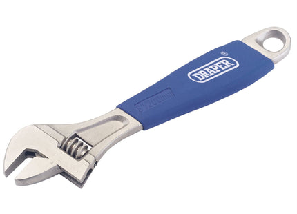 Draper Soft Grip Adjustable Wrench, 200mm 88602 Draper - Town Tools 