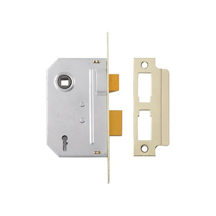 Yale Locks PM320 3 Lever Mortice Sashlock Polished Brass 65mm 2.5in Yale Locks - RockBottom Northampton