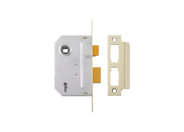 Yale Locks PM320 3 Lever Mortice Sashlock Polished Brass 65mm 2.5in Yale Locks - RockBottom Northampton