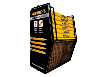 Komelon HB Carpenter's Pencils Display of 200 Komelon - RockBottom Northampton