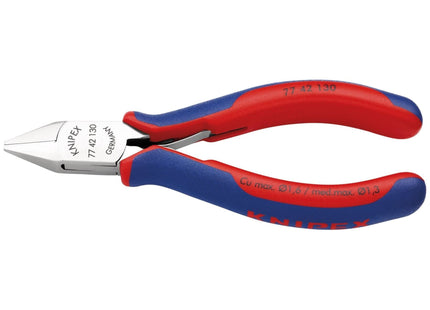 Draper Knipex 77 42 130 Full Flush Electronics Diagonal Cutting Nipper, 130mm Draper - Town Tools 