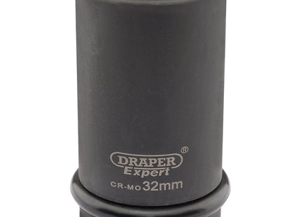Draper Expert HI-TORQ 6 Point Deep Impact Socket, 1" Sq. Dr., 32mm Draper - Town Tools 