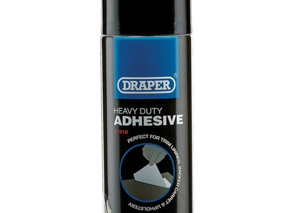 Draper Heavy Duty Spray Adhesive, 400ml 41918 Draper - Town Tools 